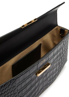 Toteme Crocodile-embossed Leather Shoulder bag - Black - One Size