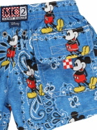 MC2 SAINT BARTH Mickey Print Nylon Swim Shorts