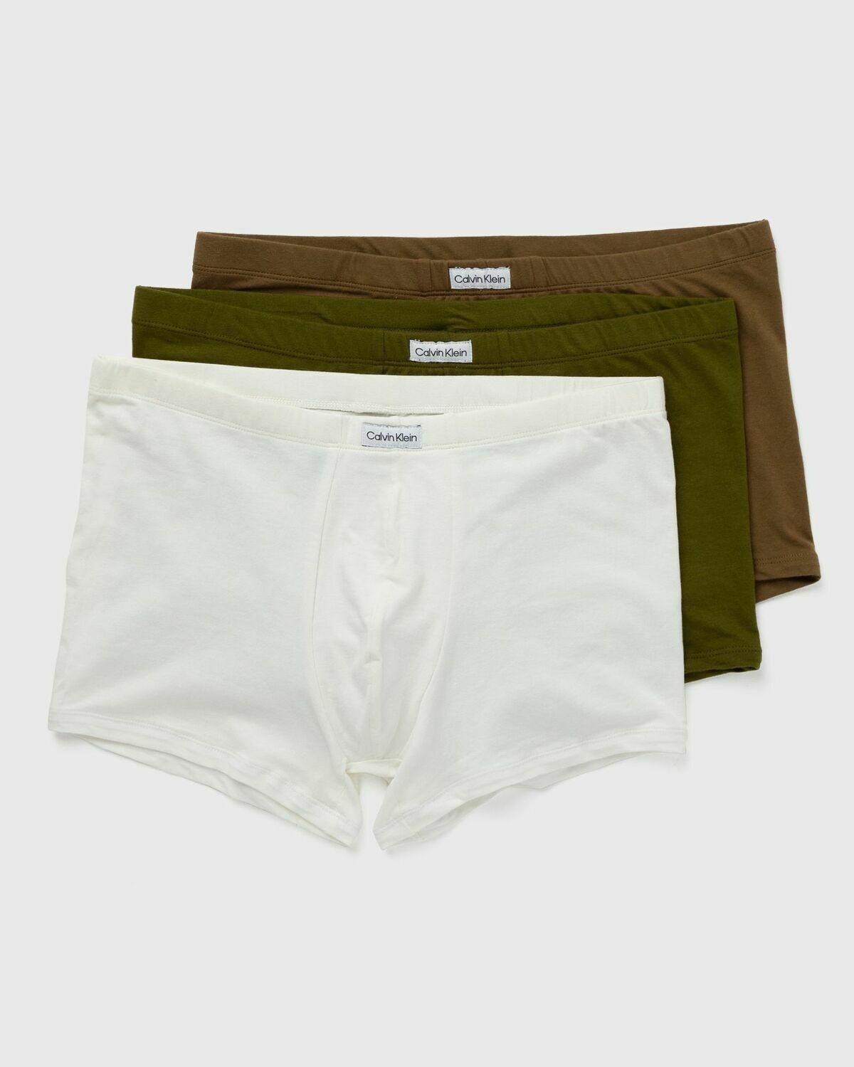 Pack of 3 logo cotton low rise trunks - Calvin Klein Underwear - Men