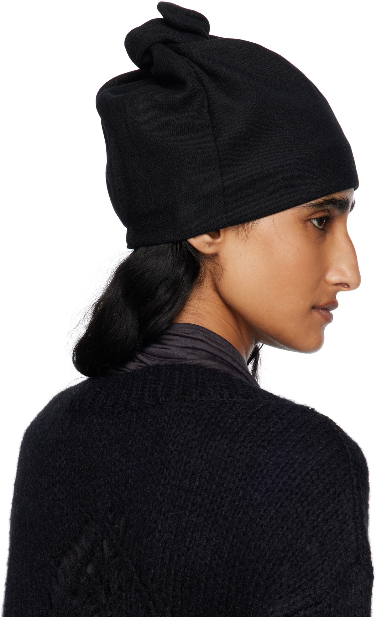 OPEN YY Black Wire Beanie