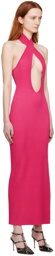 MISBHV Pink Cutout Maxi Dress