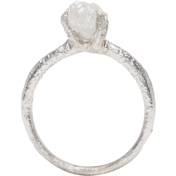 Pearls Before Swine Silver Raw Diamond Ring Pearls Before Swine
