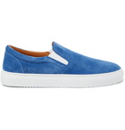 Mr P. - Larry Suede Slip-On Sneakers - Blue