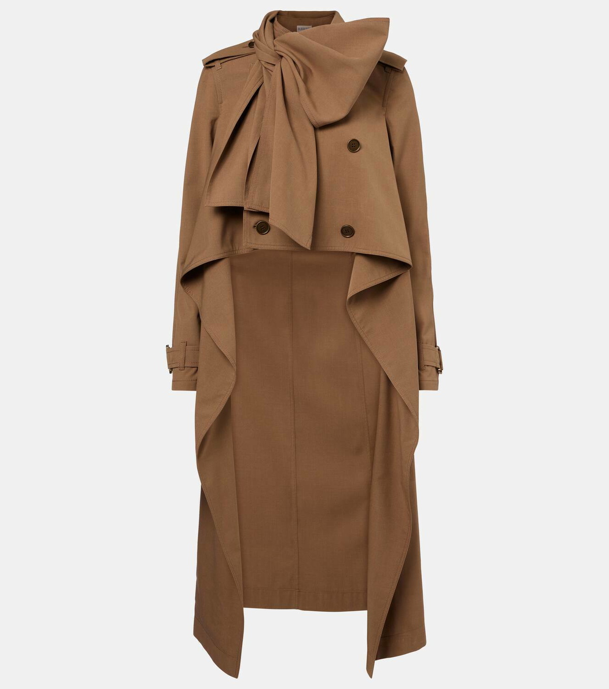 トレンチコート BURBERRY SILK BLEND TRENCH BURBERRY Silk-blend twill trench coat | NET-A-PORTER