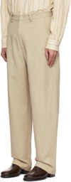 colbo Beige Chinos Trousers