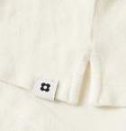 Lardini - Slim-Fit Cotton-Blend Terry Polo Shirt - Neutrals