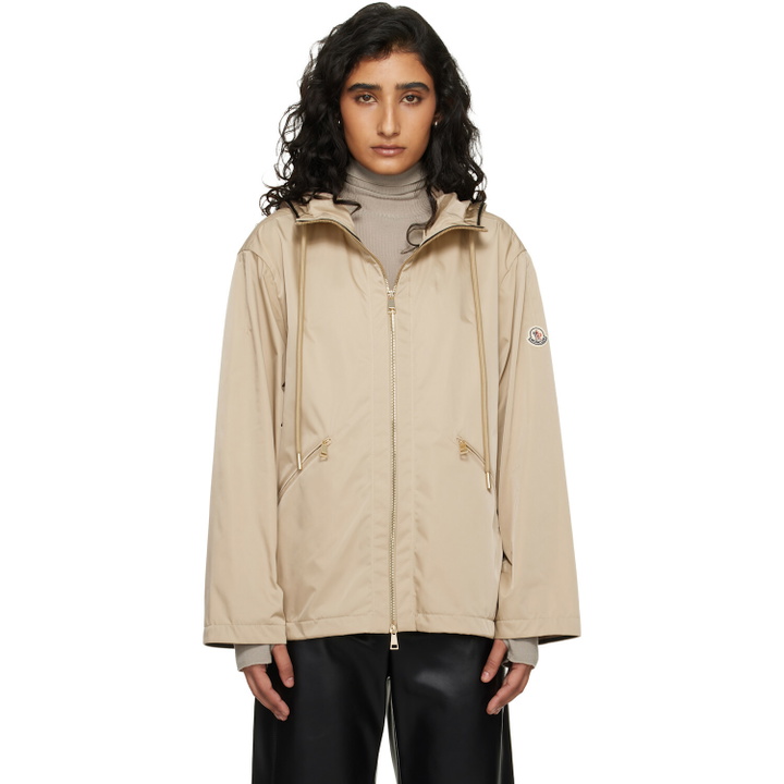 Photo: Moncler Beige Cassiopea Hooded Jacket