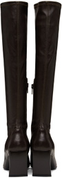 KNWLS Brown Serpent Tall Boots