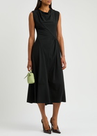 High Daring Stretch-jersey Midi Dress Black