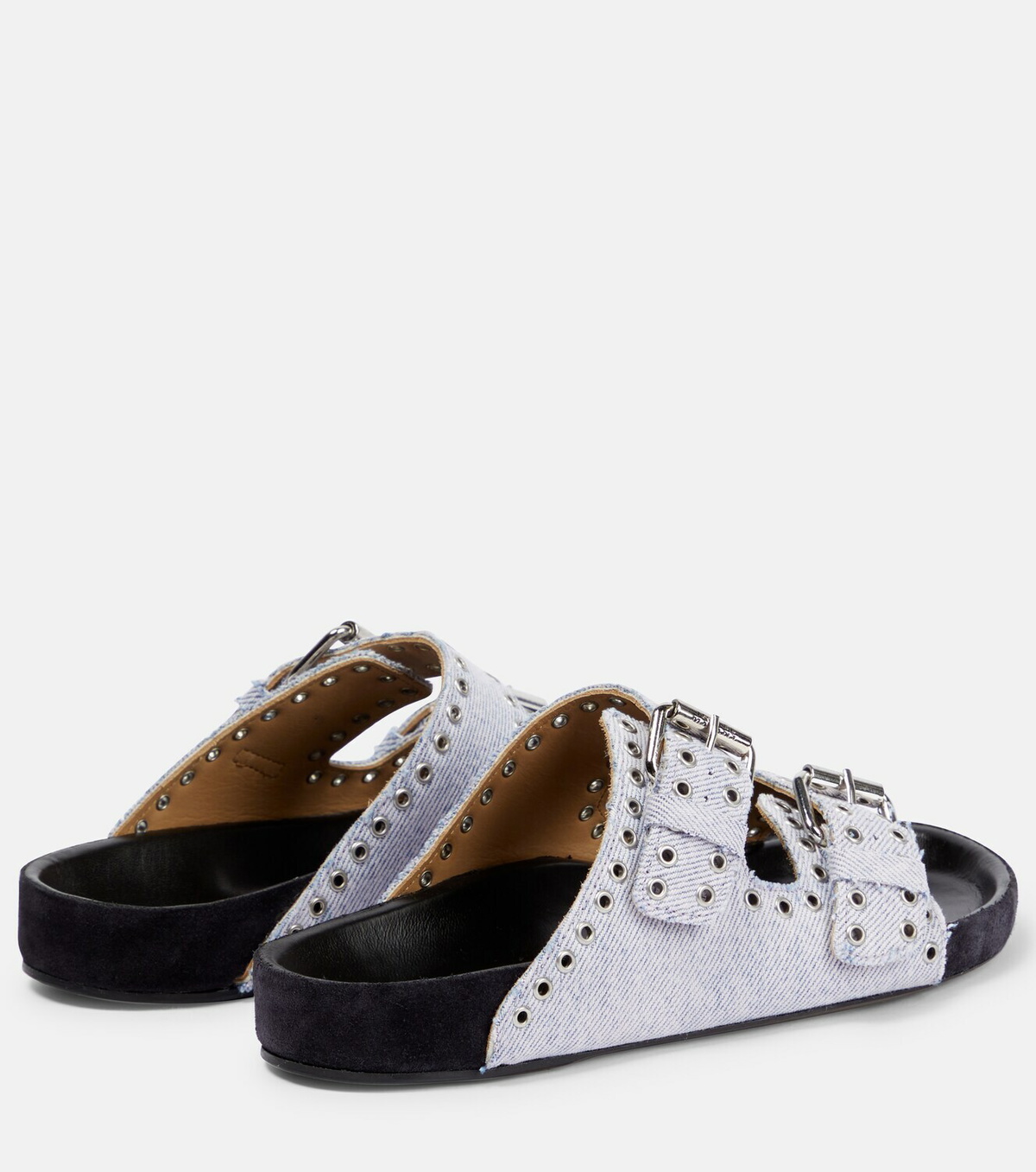Isabel Marant - Lennyo embellished denim sandals