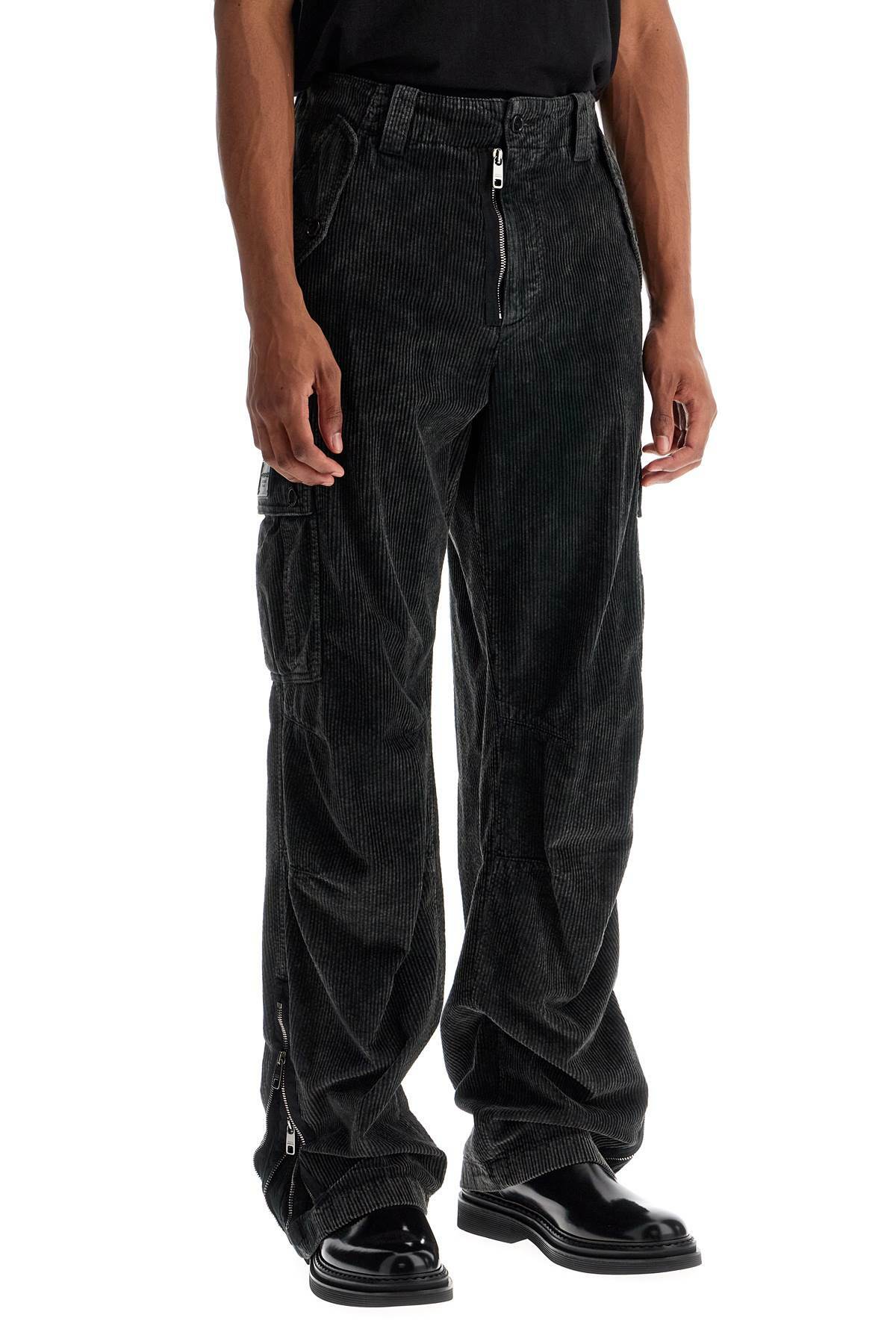 パンツ DOLCE&GABBANA navy corduroy cargo pants DOLCE & GABBANA corduroy cargo pants Grey Dolce & Gabbana