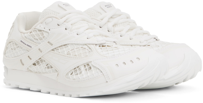 Bottega Veneta White & Off-White Orbit Sneakers Bottega Veneta
