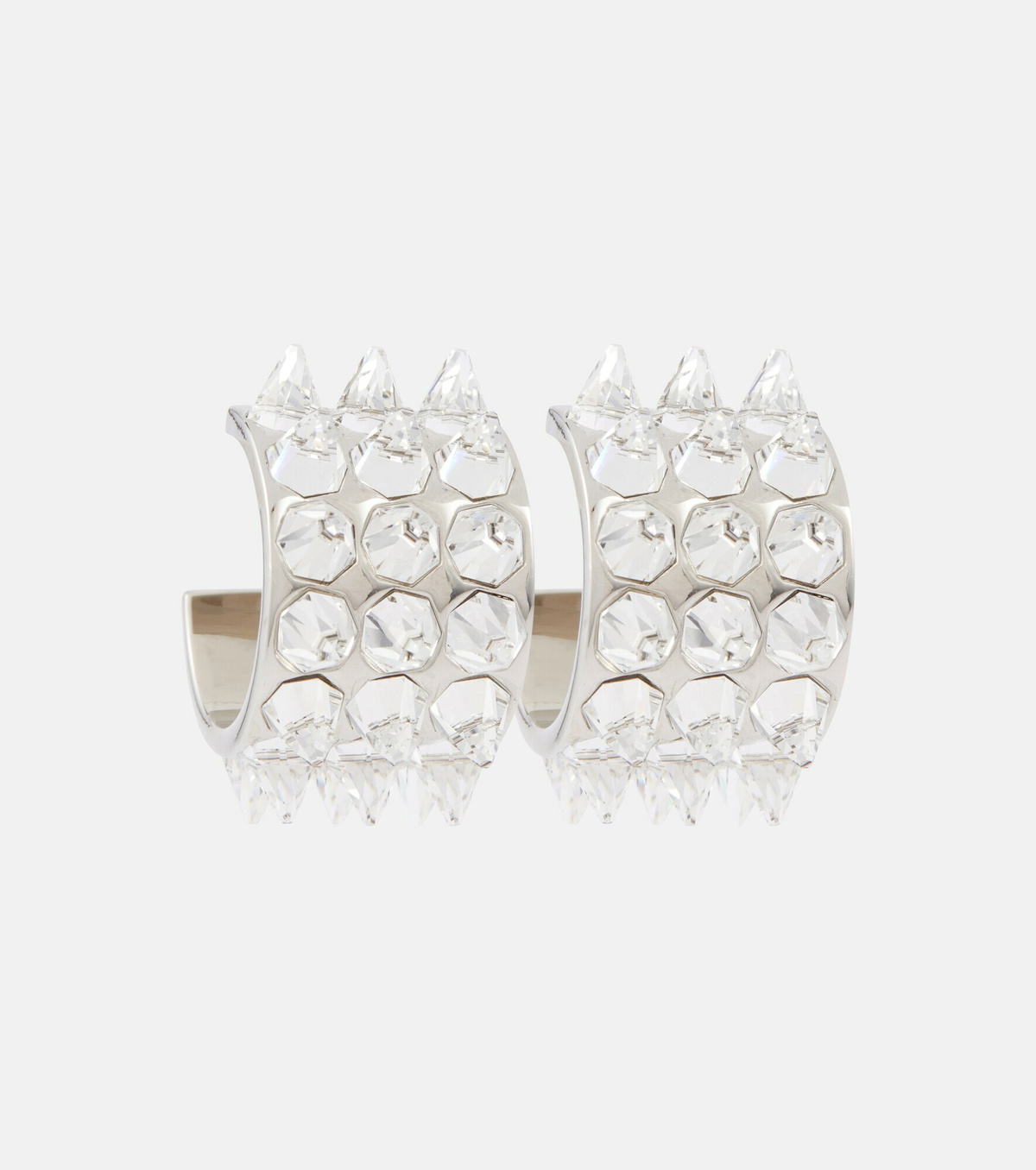 ピアス AMINA MUADDI Embellished l big Karma earrings Amina Muaddi - Karma crystal-embellished earrings Amina Muaddi