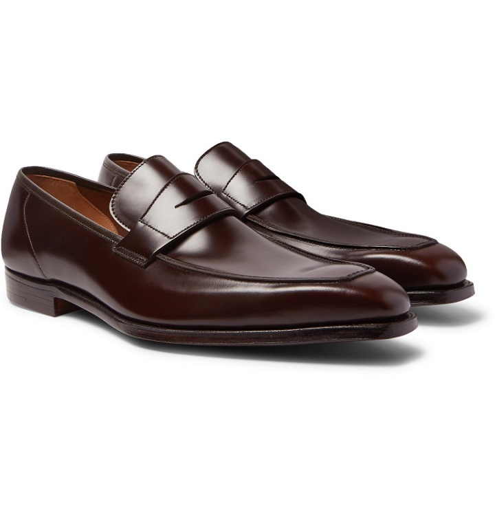 Photo: George Cleverley - George Leather Penny Loafers - Brown