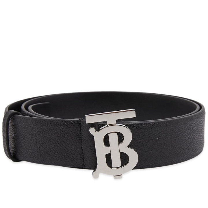 Photo: Burberry Men's TB Monogram Belt in Black