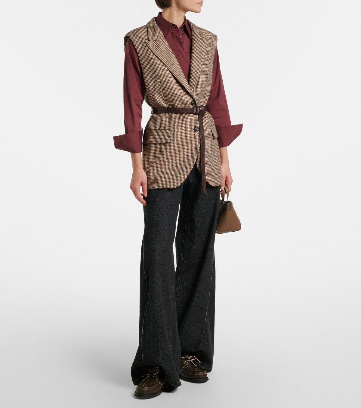 Brunello Cucinelli Monili cotton-blend shirt