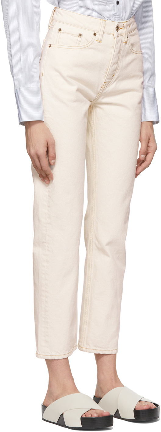 HOPE White Rise Jeans