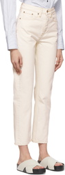 HOPE White Rise Jeans