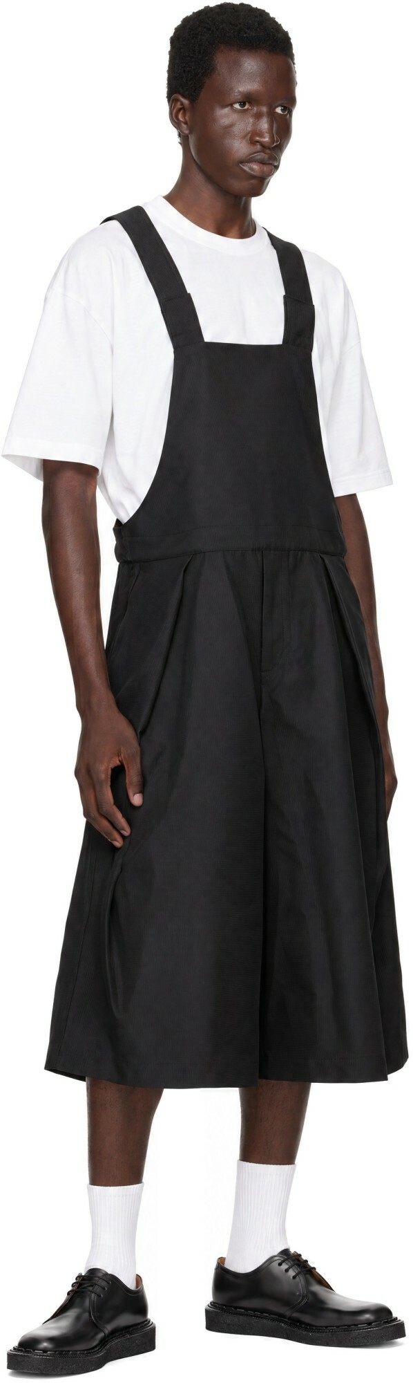 Comme des Garçons Homme Plus Black Dobbycloth Romper