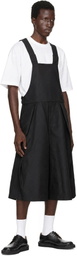 Comme des Garçons Homme Plus Black Dobbycloth Romper