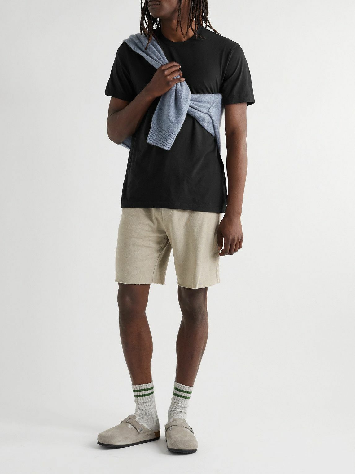James Perse - Combed Cotton-Jersey T-Shirt - Black