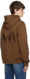 AMIRI Brown Staggered Hoodie