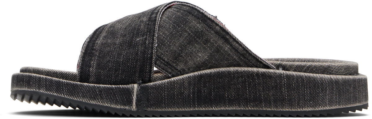 サンダル・ミュール Diesel Slide Sandal Cris Cros Diesel Black Sa-Slide Cris Cros Sandals Diesel