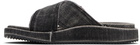 Diesel Black Sa-Slide Cris Cros Sandals