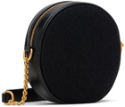 Balmain Kids Black Round Bag