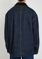 Jil Sander Oversized Denim Jacket Dark Blue