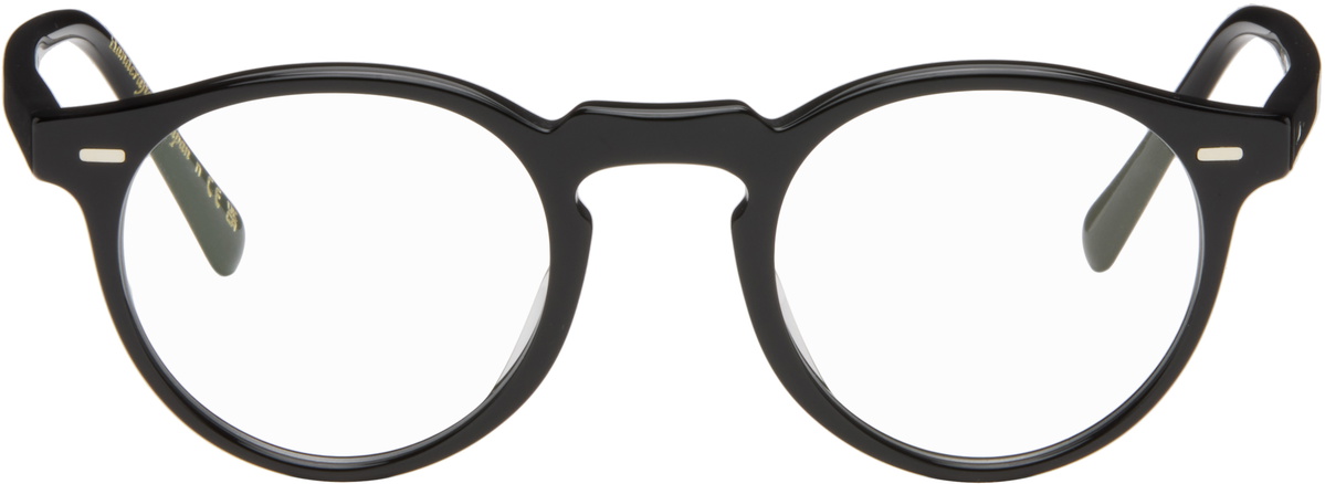 Oliver Peoples Black Gregory Peck Glasses