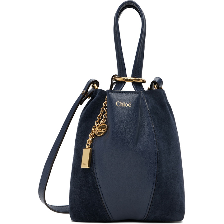 Photo: Chloé Navy Small 'Chloé Spin' Tote