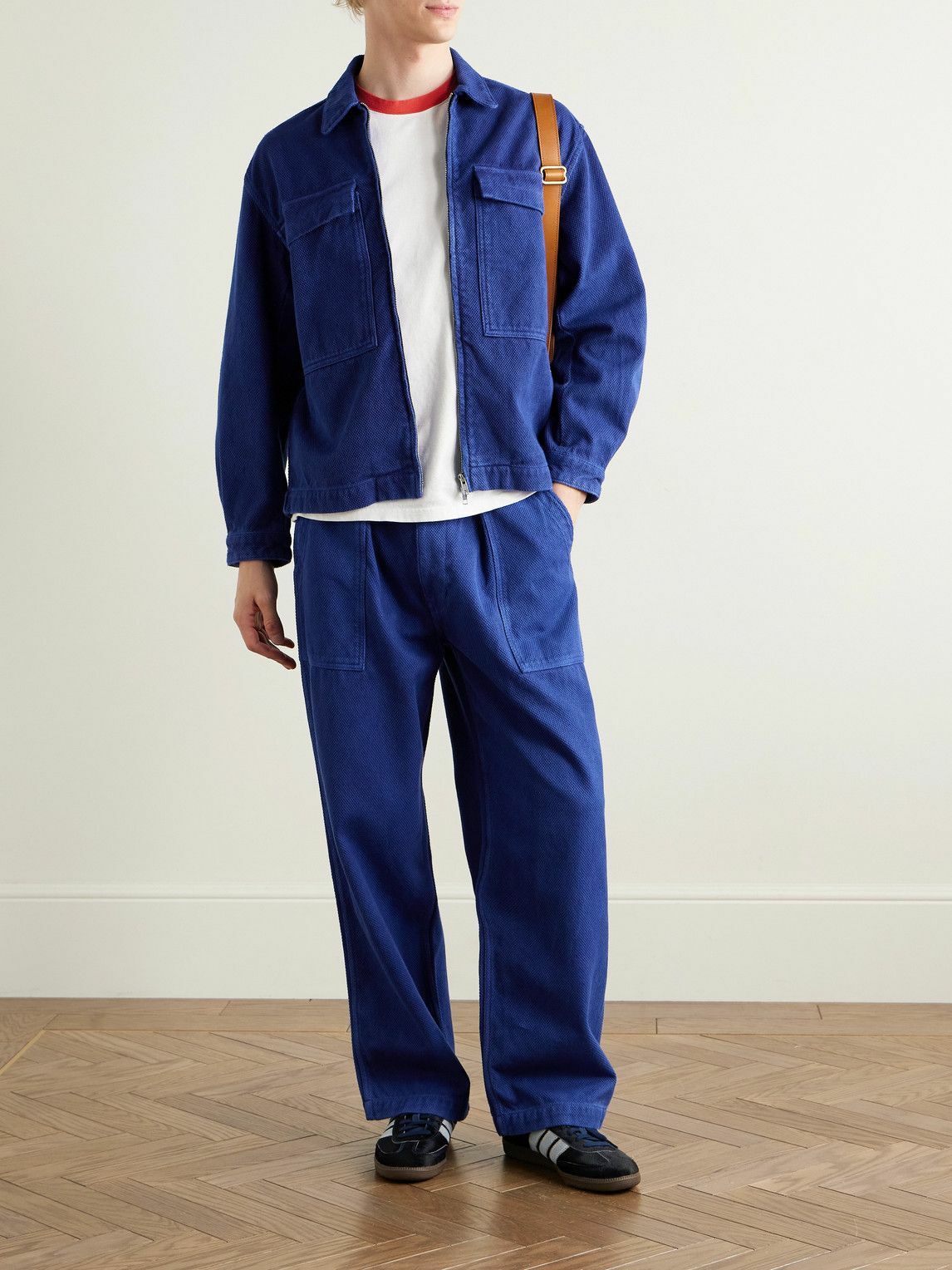 Blue Blue Japan - Indigo-Dyed Sashiko Cotton Jacket - Blue