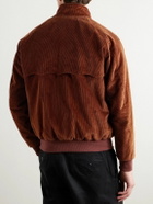 Baracuta - G9 AF Cotton-Corduroy Harrington Jacket - Brown