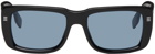 Burberry Black Rectangular Sunglasses