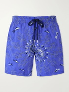 Vilebrequin - Mistral Embroidered Straight-Leg Swim Shorts - Blue