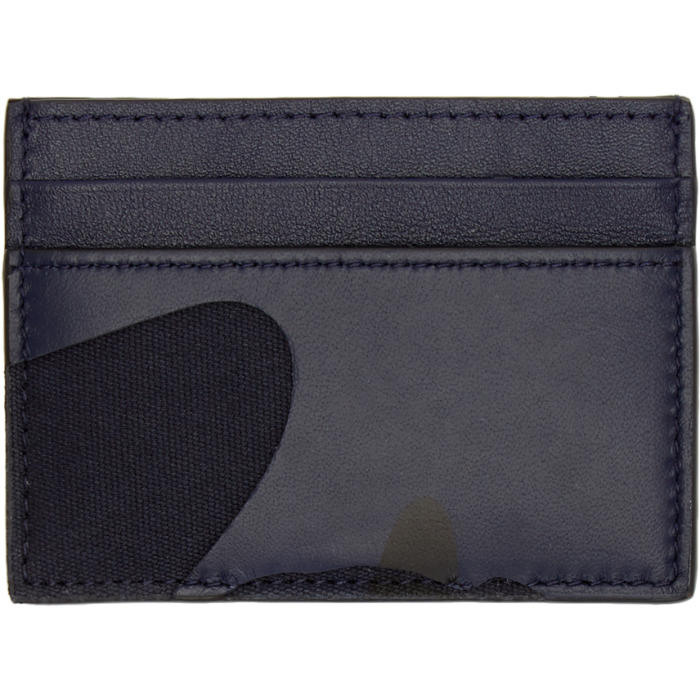 Photo: Valentino Navy Valentino Garavani Camo Card Holder 