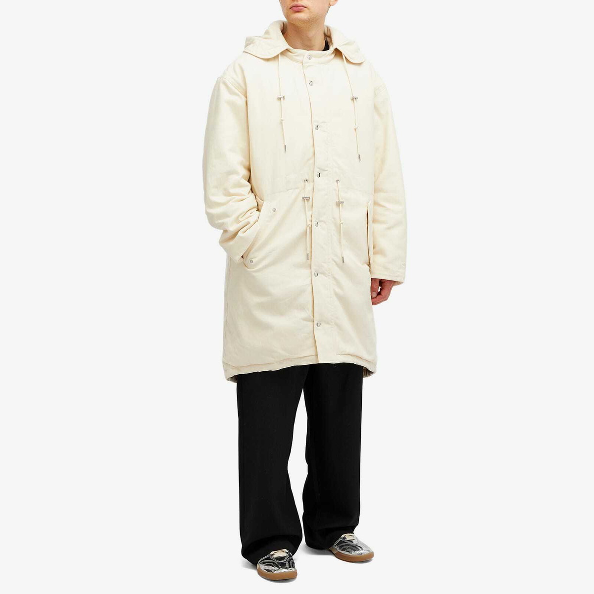 Adidas x Wales Bonner Coach Jacket in Wonder White