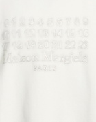 Maison Margiela Mens Sweatshirt in Off white
