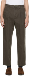 PS by Paul Smith Gray Pleated Trousers