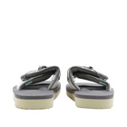 Suicoke Men's OLAS-CAAB Sandal in Gray/Off White