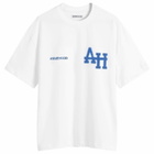 ANNIE HOOD Men's College T-Shirt in White