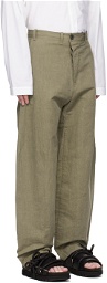 Jan-Jan Van Essche Khaki #72 Trousers