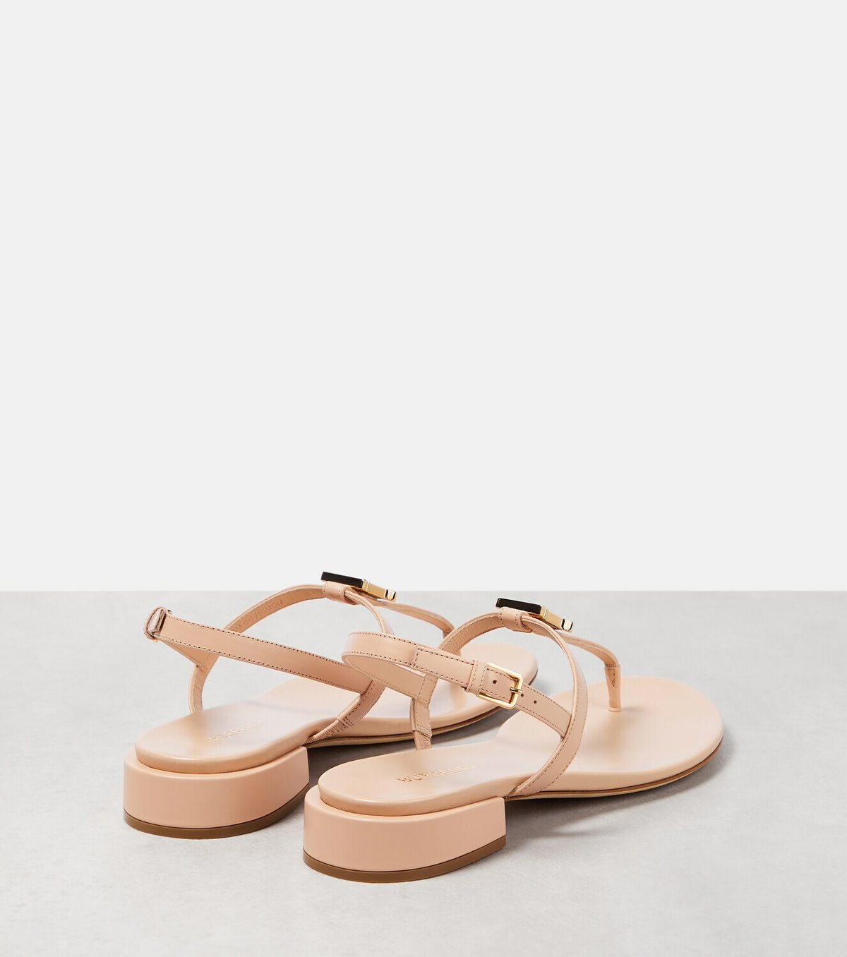 Burberry Calfskin Monogram Sandals | Harrods US