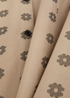 BY Malene Birger Rosiannas Floral-jacquard Shirt Beige
