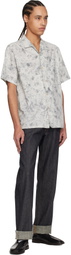 Taiga Takahashi Gray Lot. 114 Italian Collar Shirt