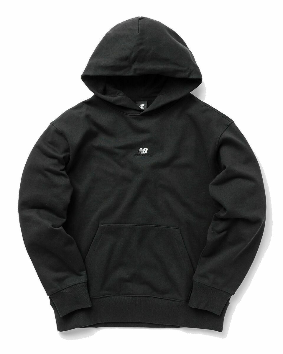 Photo: New Balance Athletics Remastered Graphic French Terry Hoodie Black - Mens - Hoodies