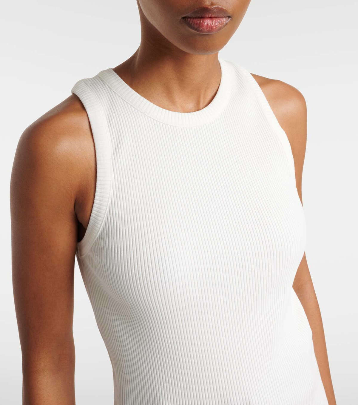 Bottega Veneta Patch-appliqué cotton-blend jersey tank top