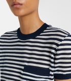 Max Mara Striped cotton-blend jersey T-shirt