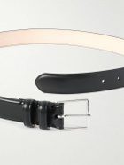Paul Smith - 3cm Glossed-Leather Belt - Black